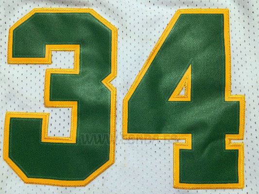 Camiseta Historic Seattle SuperSonics Ray Allen #34 Blanco